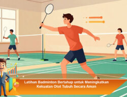 Latihan Badminton Bertahap untuk Meningkatkan Kekuatan Otot Tubuh Secara Aman