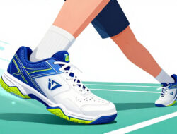 Rekomendasi Sepatu Badminton Berkualitas Untuk Mencegah Cedera Pergelangan Kaki Saat Beraksi Lapangan