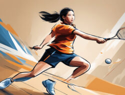 Teknik Dasar Menahan Smash Badminton Yang Keras Dengan Posisi Raket Sangat Tepat