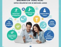 Teknik Pukulan Backhand Clear Badminton Yang Kuat Untuk Melempar Kok Ke Belakang Lawan